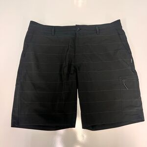 O'Neill Men's Hybrid Quick Drying Drawstring Crossover Shorts Black Size 38